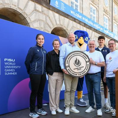 FISU-Fackel hat Mülheim erreicht 