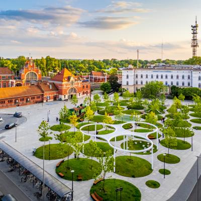 Der Olga-„Kora”-Sipowicz-Platz in Opole / Oppeln (Polen)