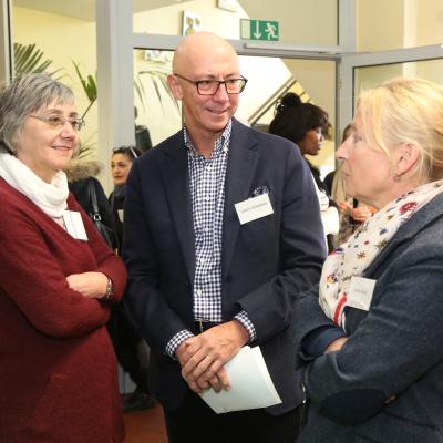 Hildegard Freiburg, Oberbürgermeister Ulrich Scholten, Gleichstellungsbeauftragte Antje Buck