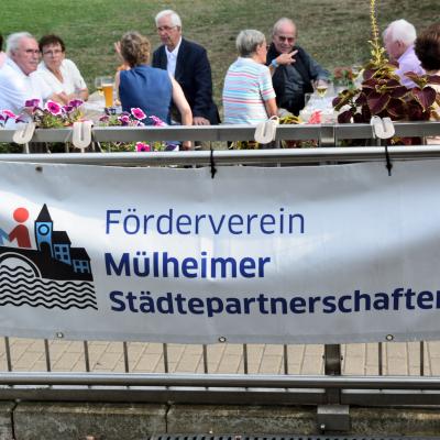 Sommerfest anlässlich des 30-jährigen Jubiläums des Fördervereins Mülheimer Städtepartnerschaften.
