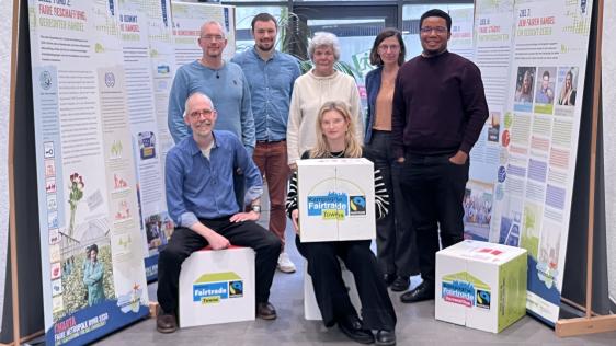 Die Steuerungsgruppe der Fairtrade Town Mülheim