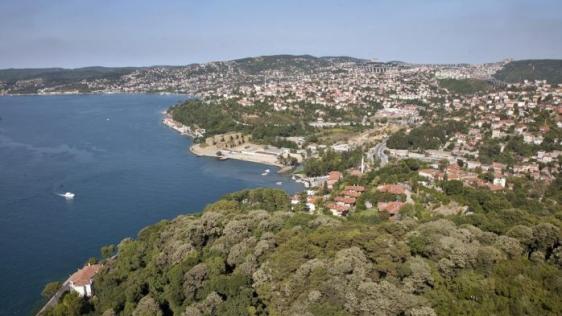 Eine Luftaufnahme der türkischen Partnerstadt Beykoz.
