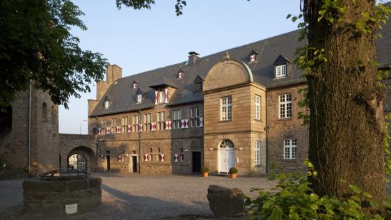Der Innenhof von Schloss Broich