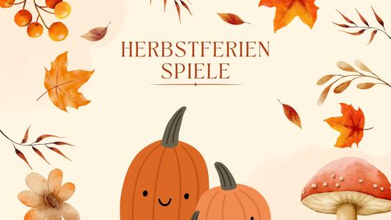 Angebotsflyer im Herbstdesgin