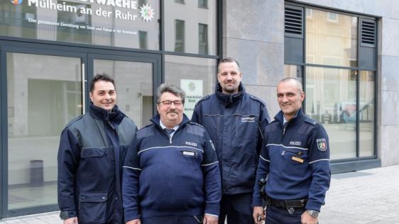 Eröffnung der Stadtwache in Mülheim an der Ruhr.