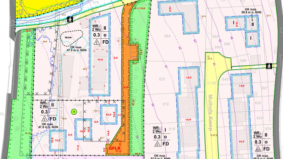Auszug aus Bebauungsplan 