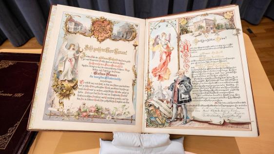 Urkunde aus dem Jahr 1897