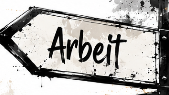 Wegweiser "Arbeit"