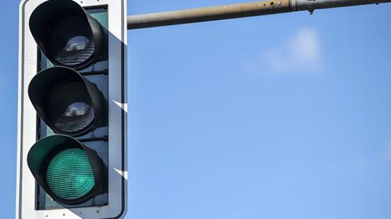 Lichtsignalanlage grün