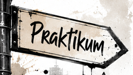 Wegweiser "Praktikum"