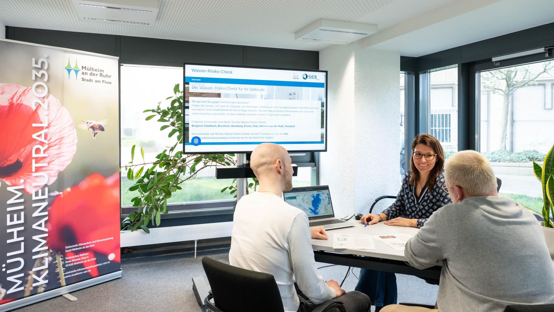 Anlaufstelle klima.an.der.ruhr im Technischen Rathaus