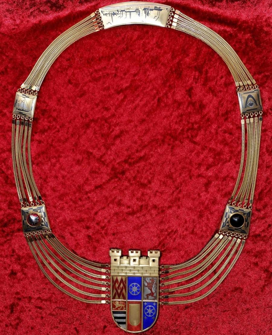 Goldene Amtskette des Oberbürgermeisters/der Oberbürgermeisterin