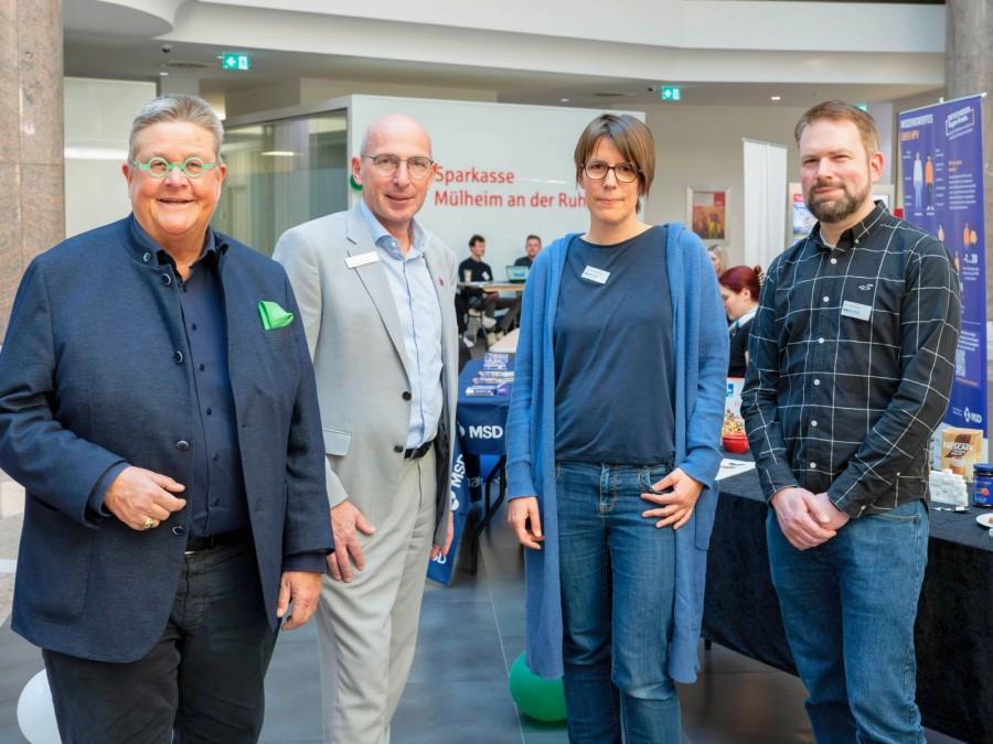 Dr. Daniela Grobe, Frank Fingerhut, Dr. Susanne Härtig und Dr. Frank Pisani beim Tag des Gesundheitsamtes