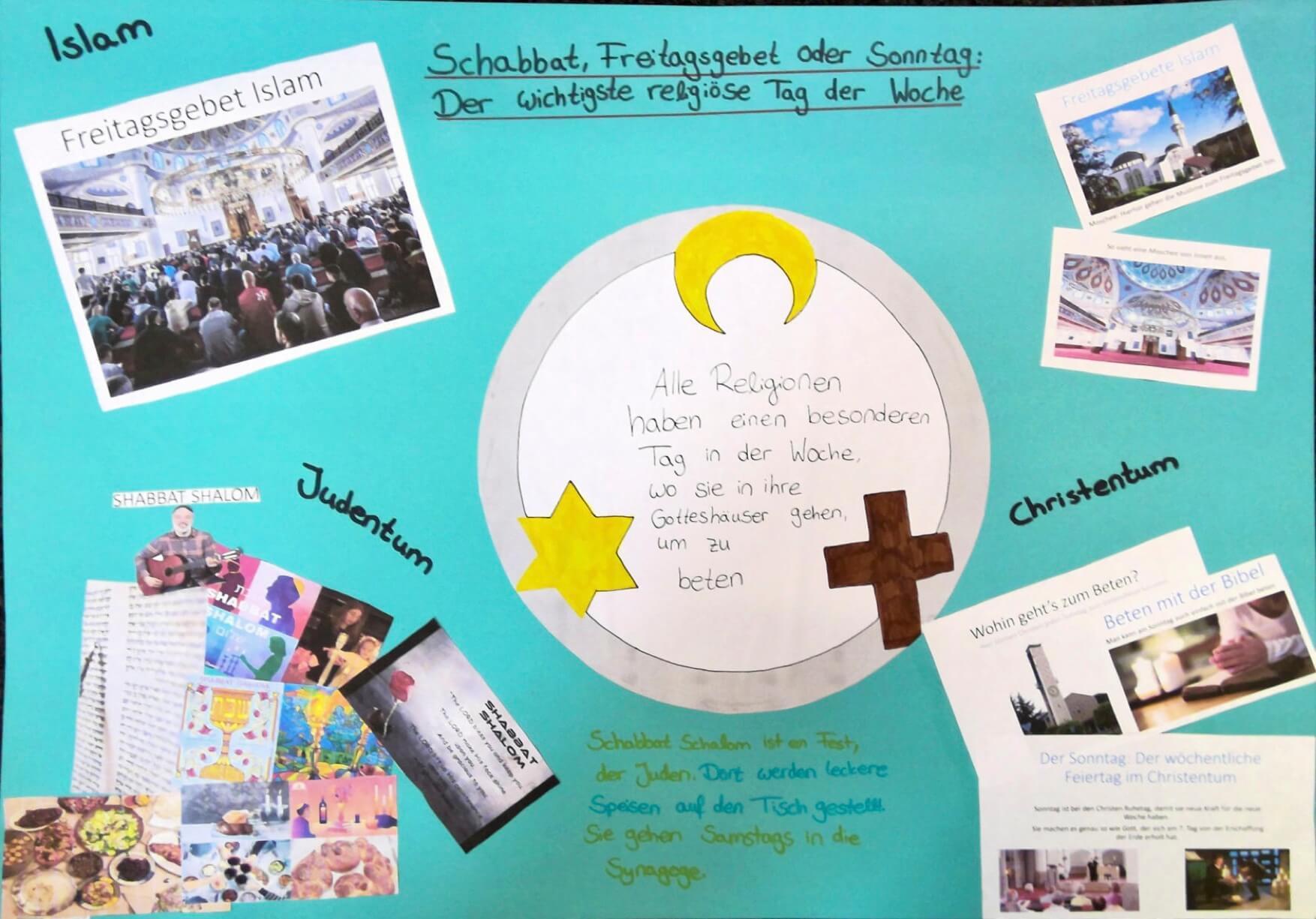 Plakate gestaltet durch die 6a des Gymnasiums Heißen