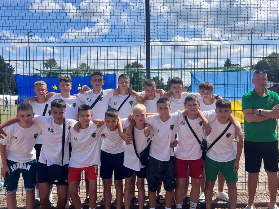 Das Team aus Ivano-Frankivsk bei der internationalen Jugendbegegnung "kick it like friends" 2024.