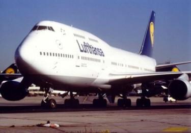 Boeing 747-400 Jumbo Jet Mülheim an der Ruhr auf dem Rhein-Main-Flughafen in Frankfurt/Main