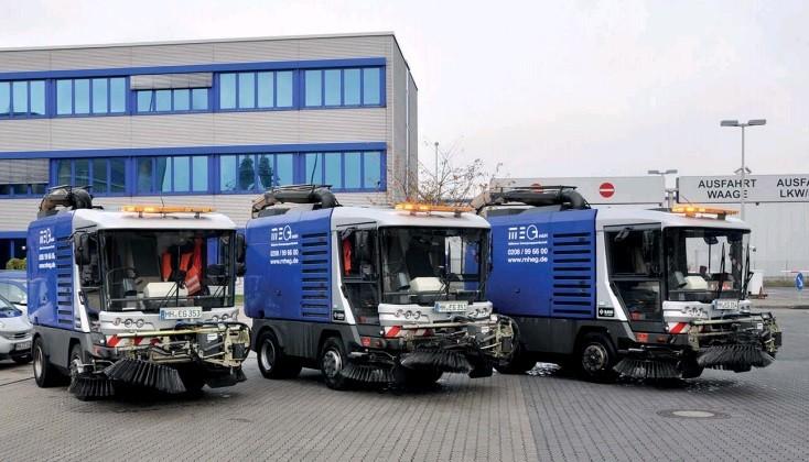 Kehrmaschinen der Mülheimer Entsorgungsgesellschaft mbH (MEG)