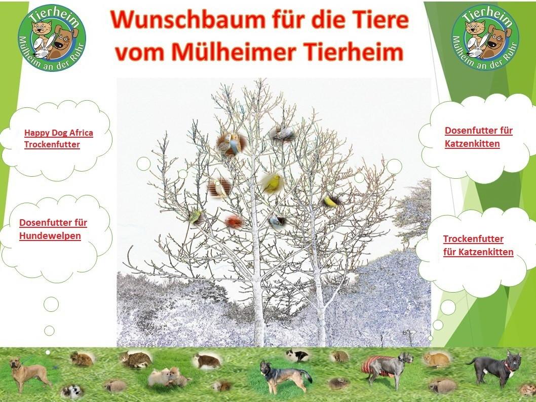 Wunschbaum für die Tiere vom Mülheimer Tierheim