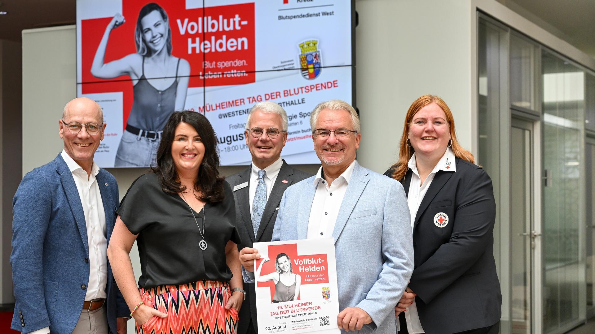 Gruppenfoto Blutspendeaktion 2025