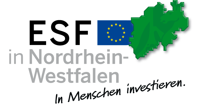 Logo des ESF des Landes Nordrhein-Westfalen