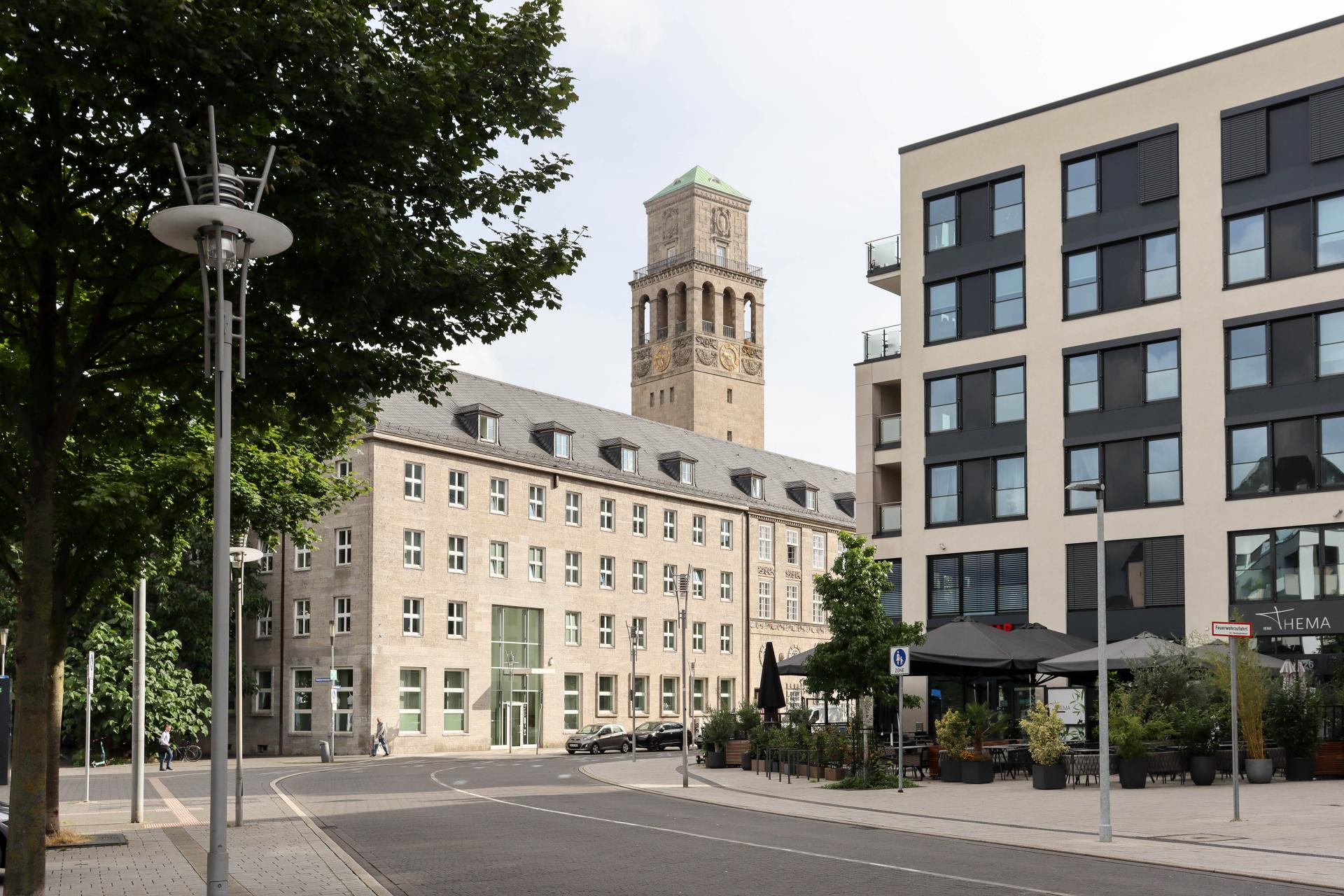 ein Bild vom Rathaus der Stadt Mülheim