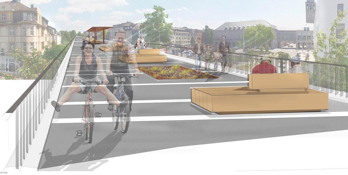 Radweg Rheinische Bahn ist eine innerstädtische Radwegverbindung