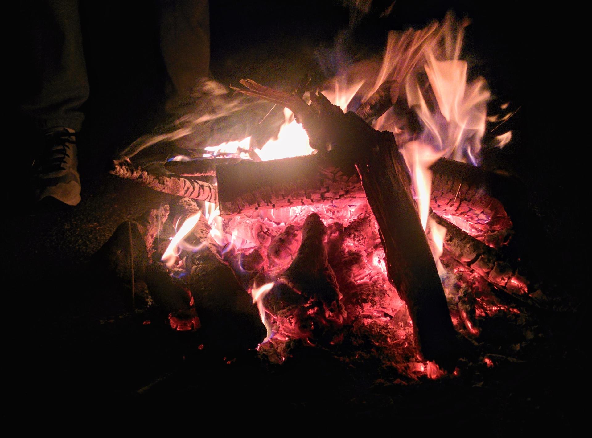 Feuer im Freien