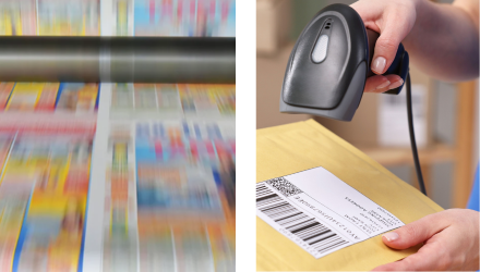 Druck und Versand - Symbolbild