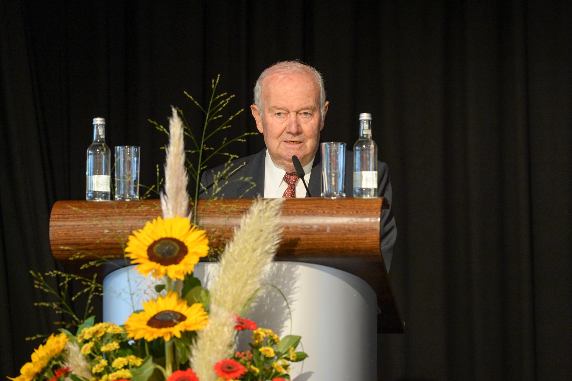 Jacques Marx bei seiner Rede. 
