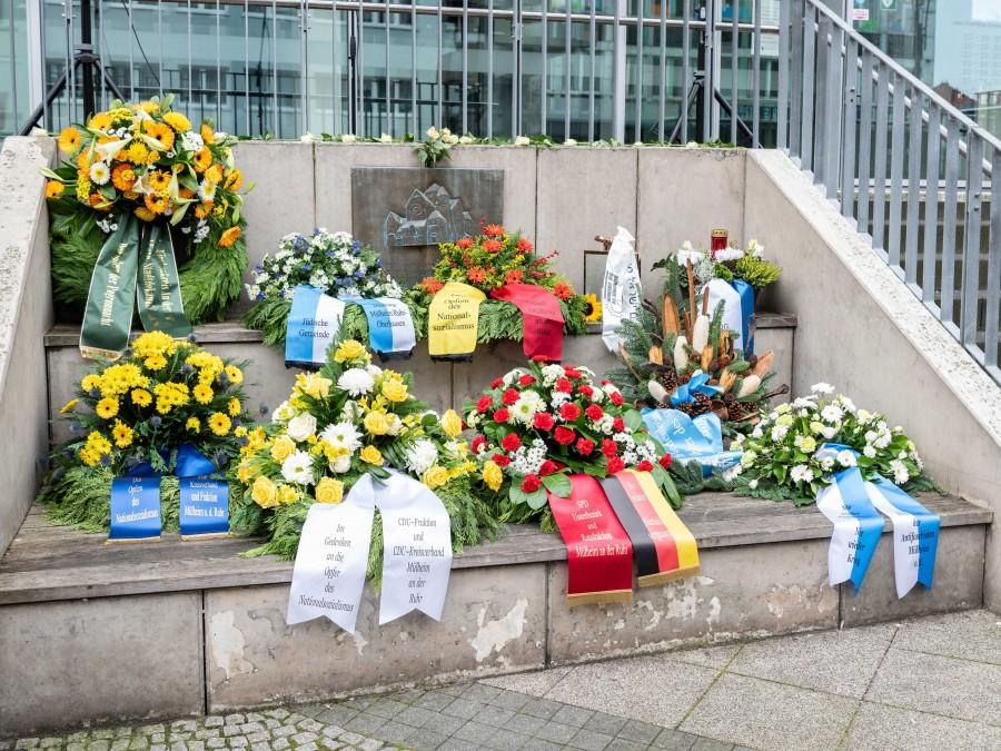 Kranzniederlegung zur Reichspogromnacht aus dem Jahr 2024