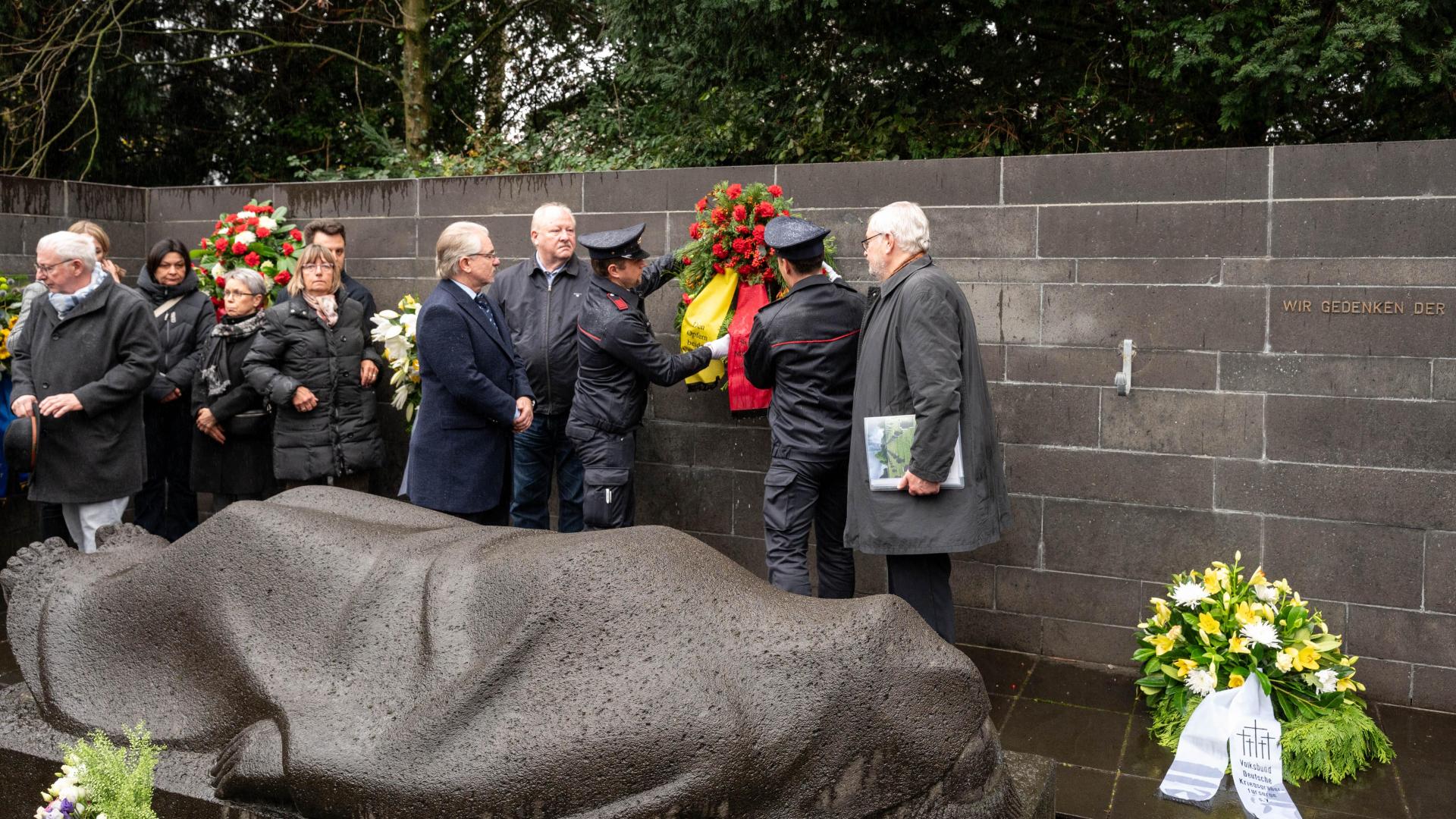 Kranzniederlegung zum Volkstrauertag am 16. November 2025. 