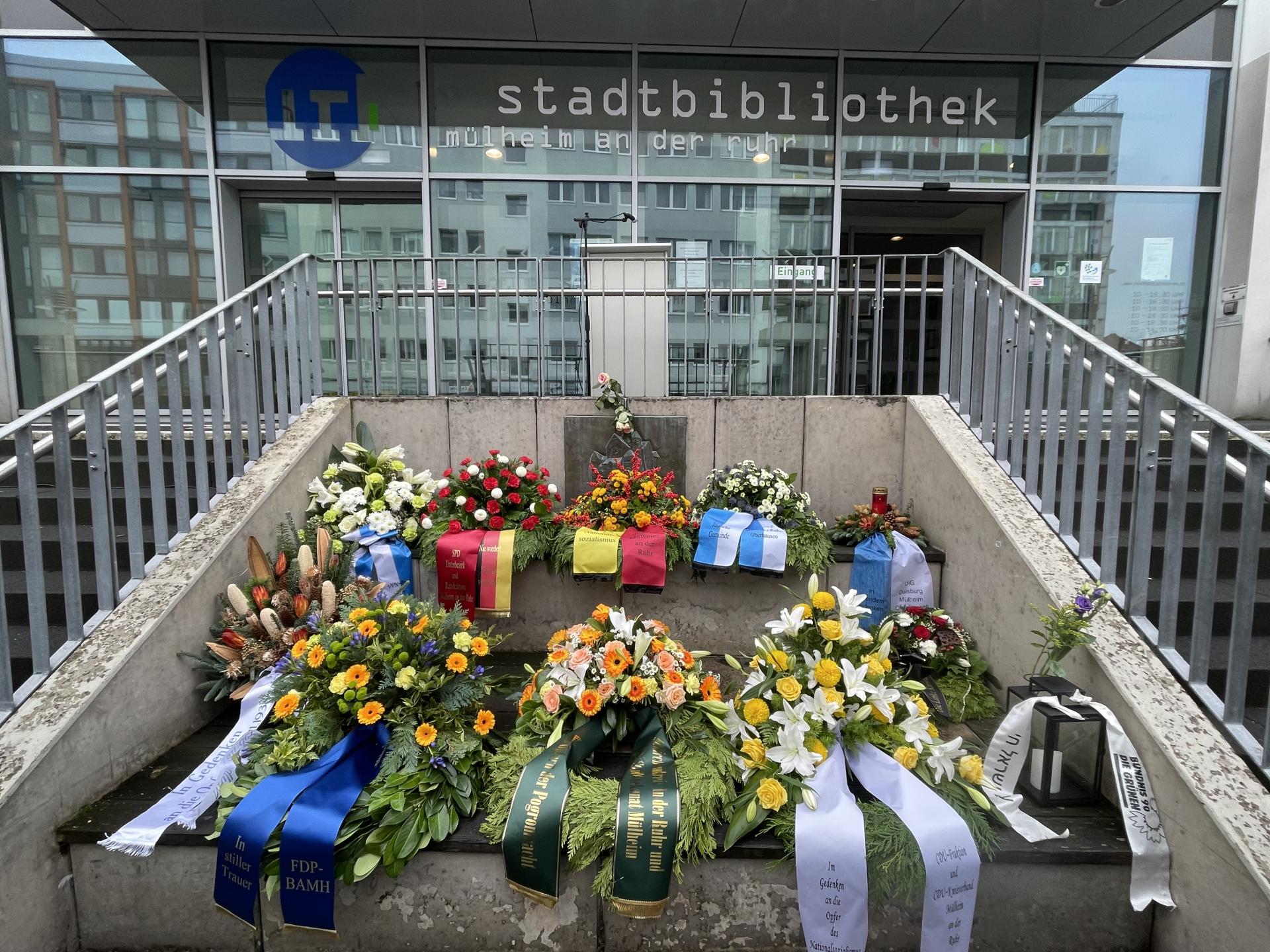 Reichspogrom Kranzniederlegungen 2025