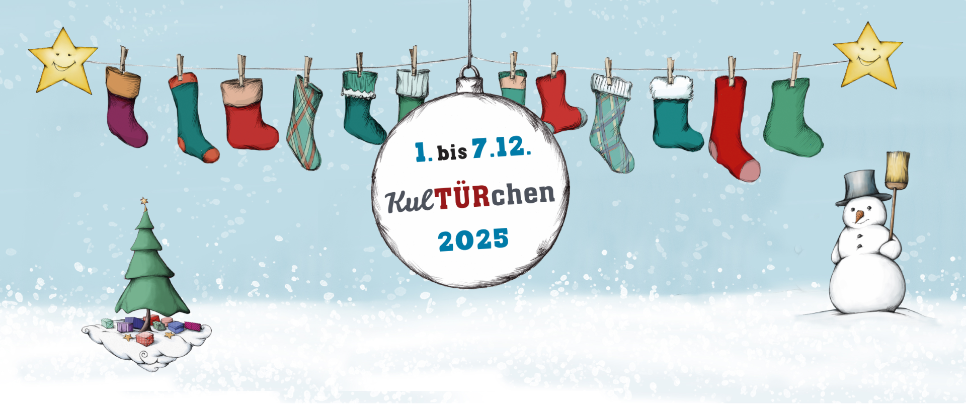 Titelbild für die Kulturelle Adventswoche kulTÜRchen 2025