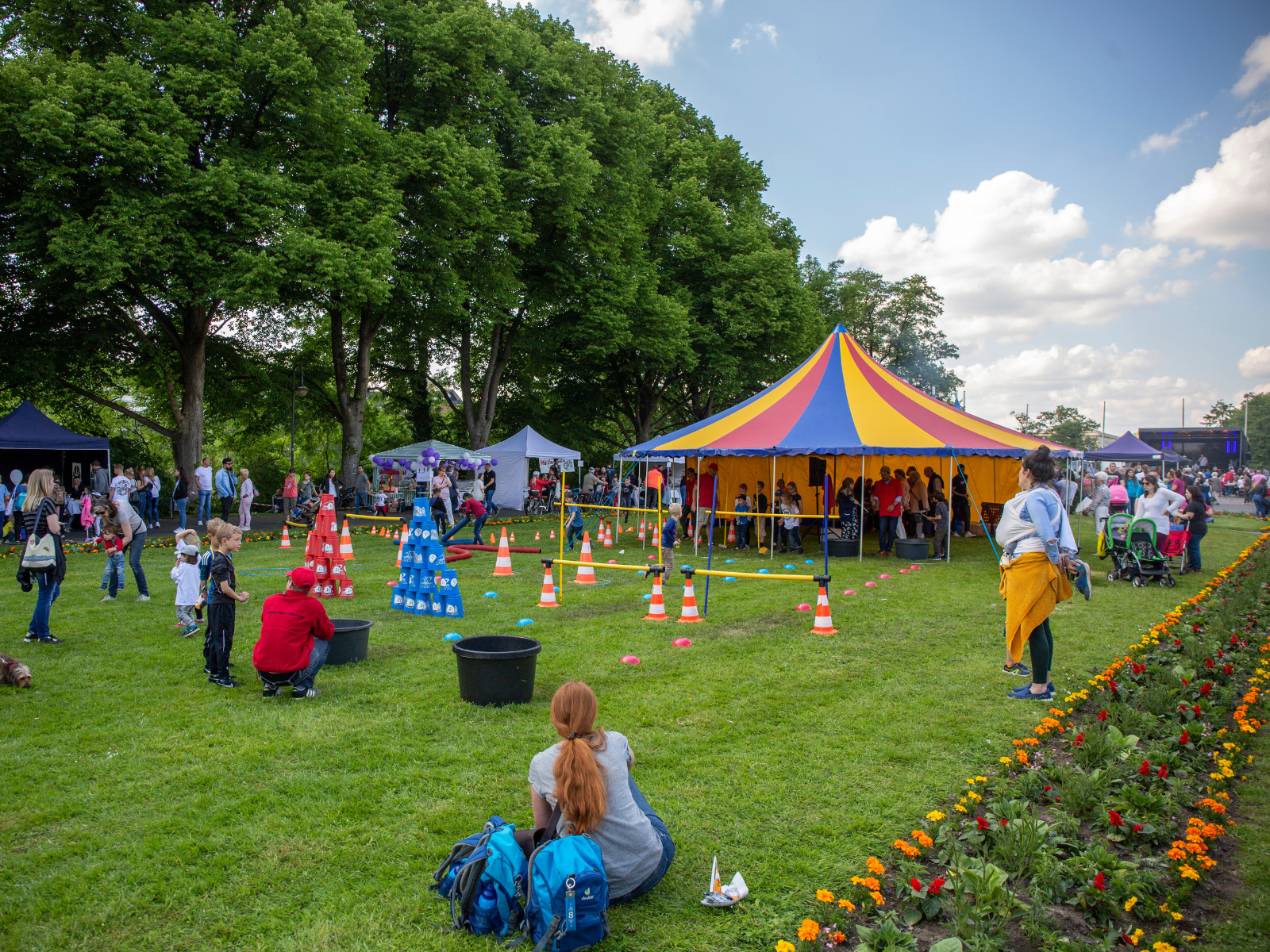 Ein Teil der Festwiesen bei "Voll die Ruhr"