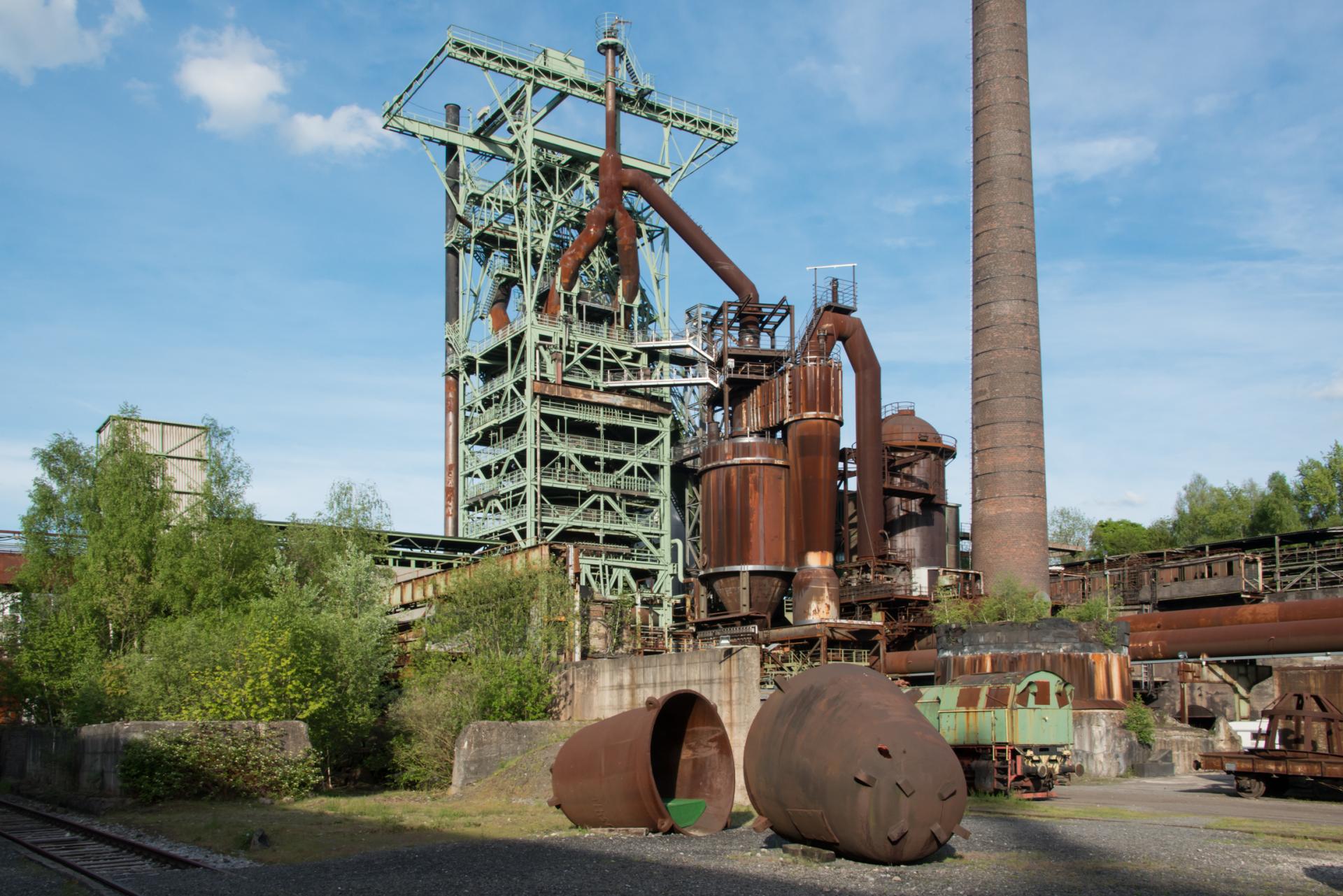 Die Abbildung zeigt die Henrichshütte in Hattingen.