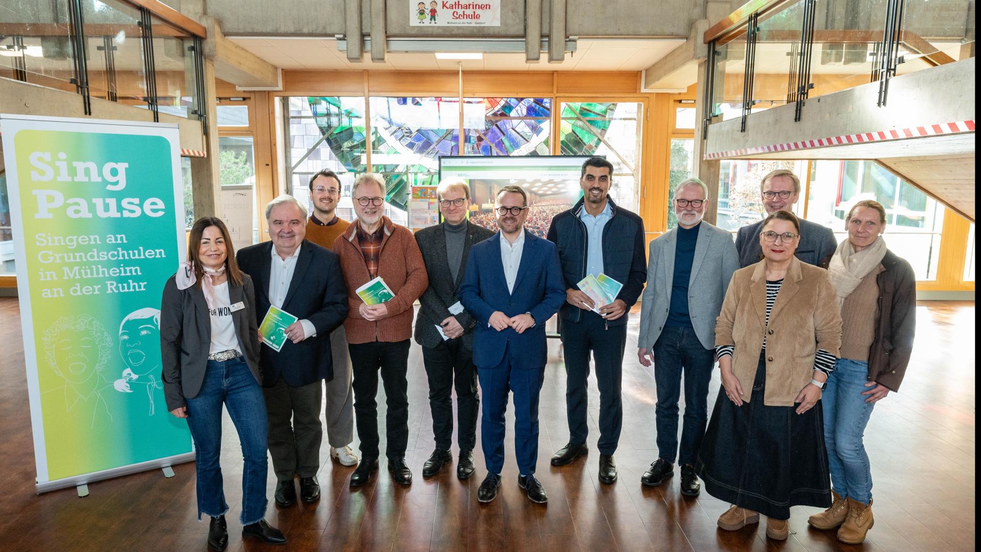 Beteiligte des Projektes SingPause Mülheim an der Ruhr