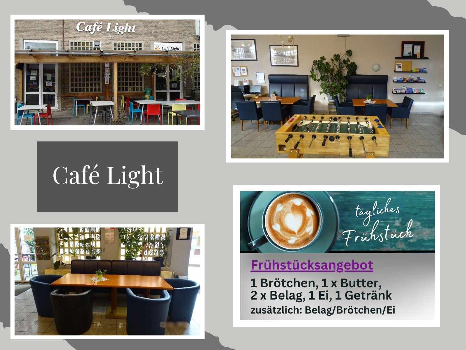 Collage aus Fotos vom Café Light