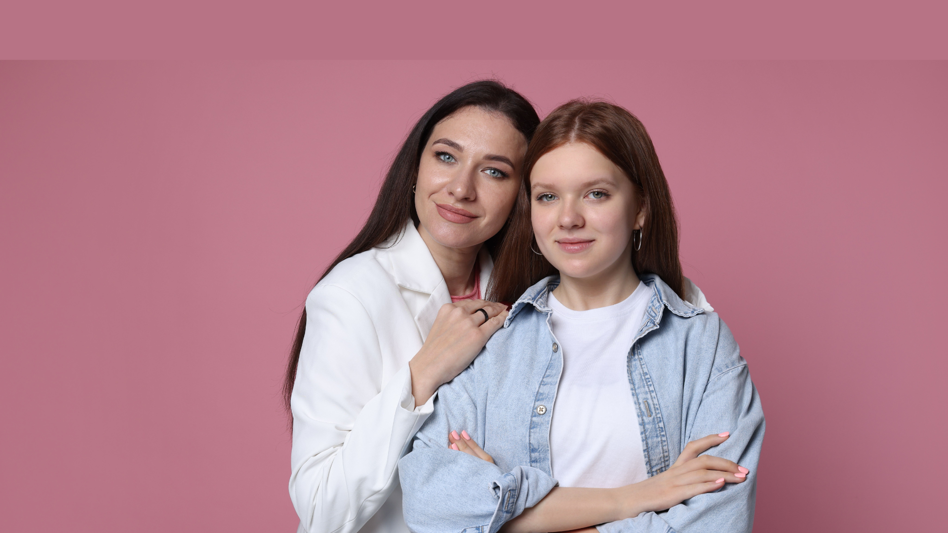 Mutter und Tochter im Teenageralter