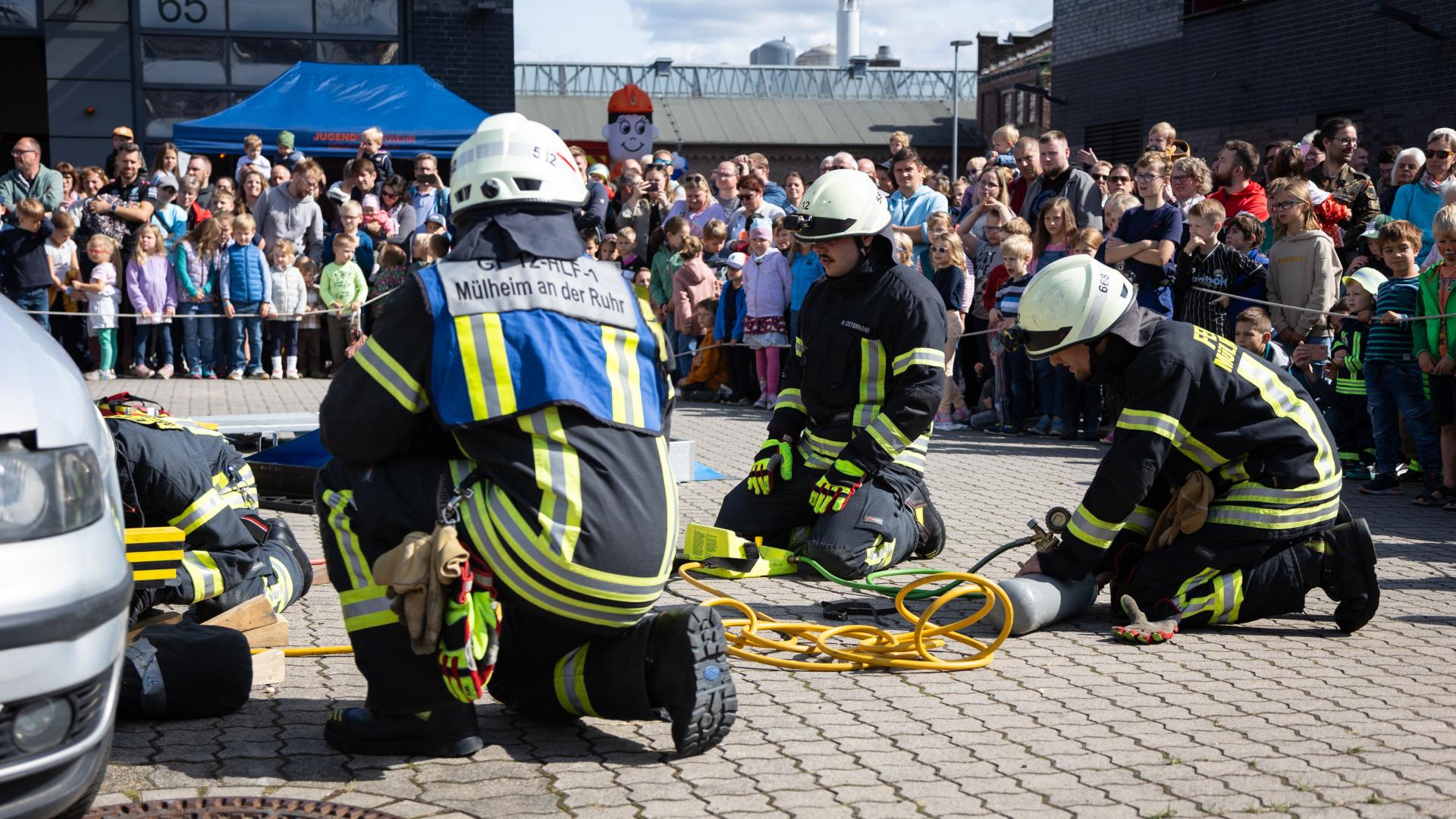 Übung der freiwilligen Feuerwehr