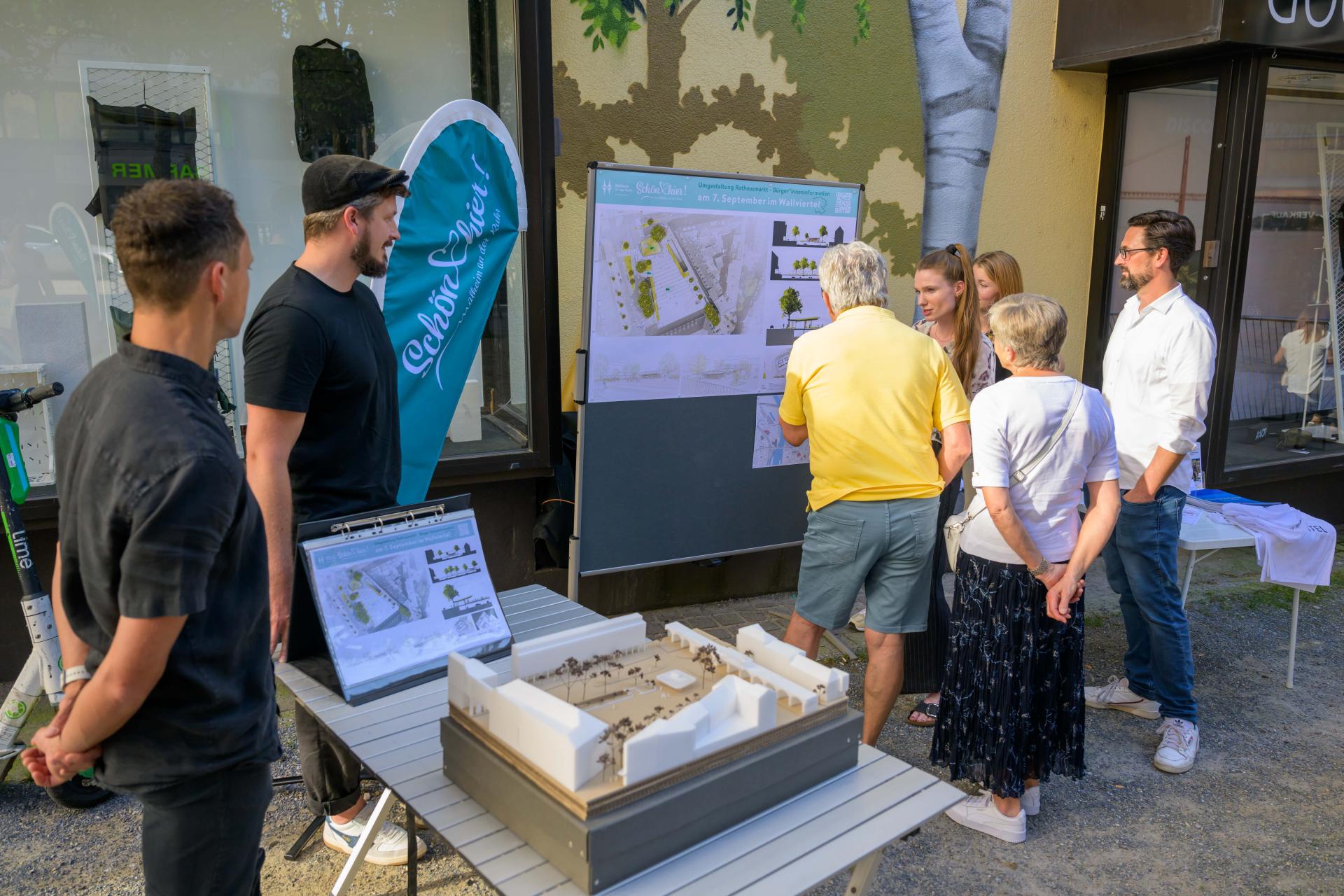 Bürgerbeteiligung zur Umgestaltung des Rathausmarktes im September 2023