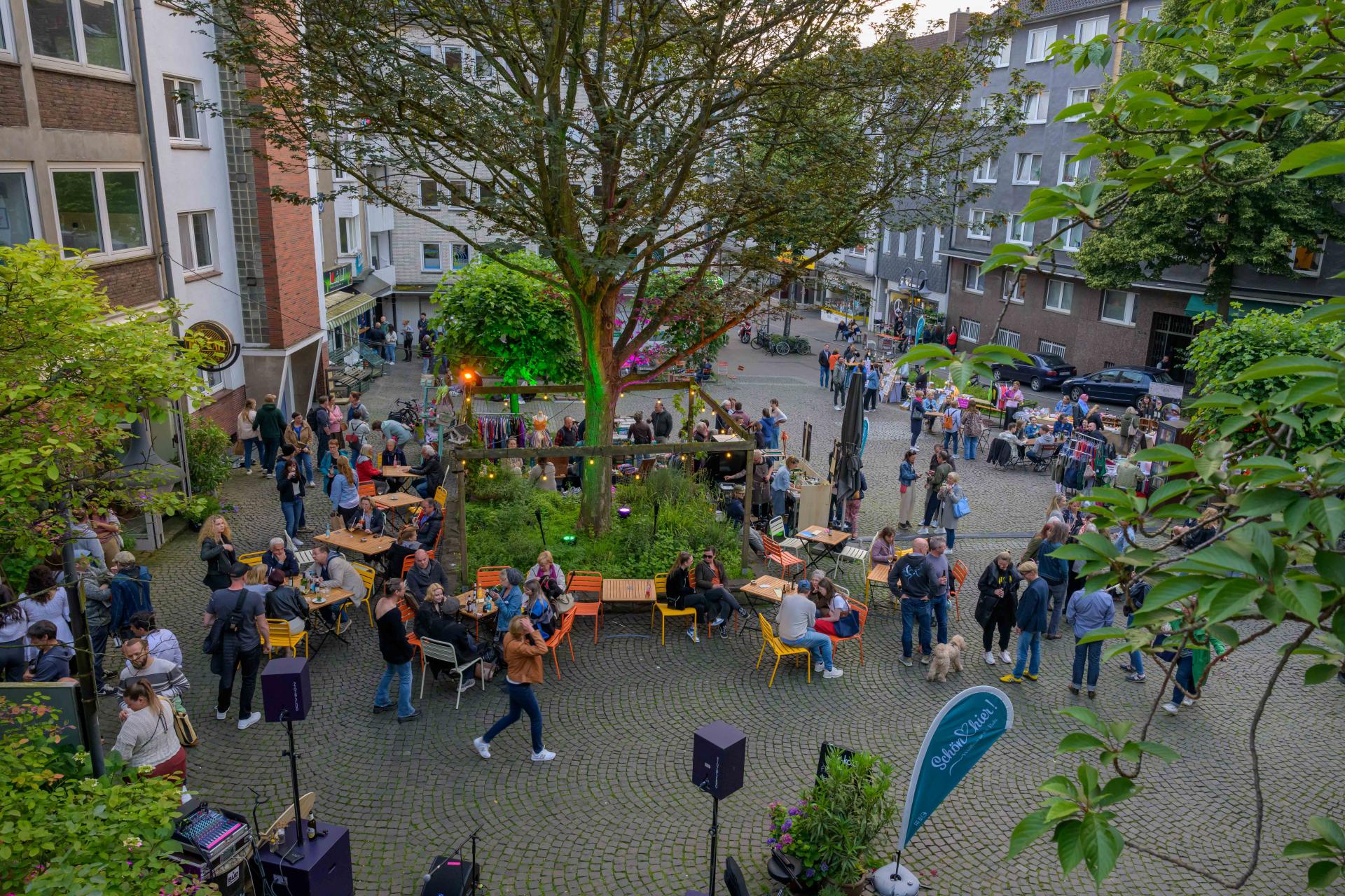 "Schön hier!" in der Altstadt im Juni 2024