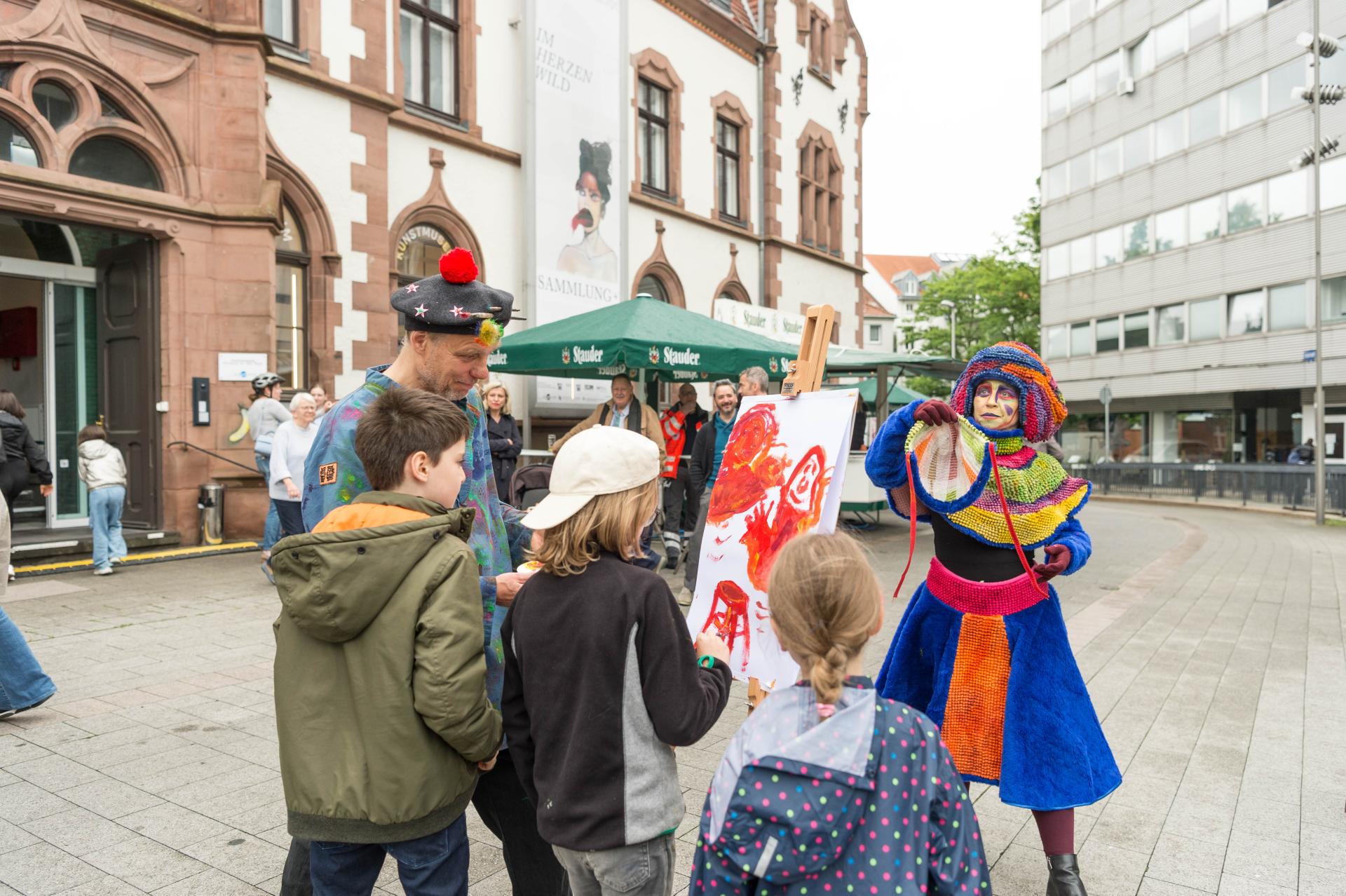 Eröffnungsfest des Kunstmuseums im Mai 2024 im Rahmen des Bürgermitwirkungsbudgets