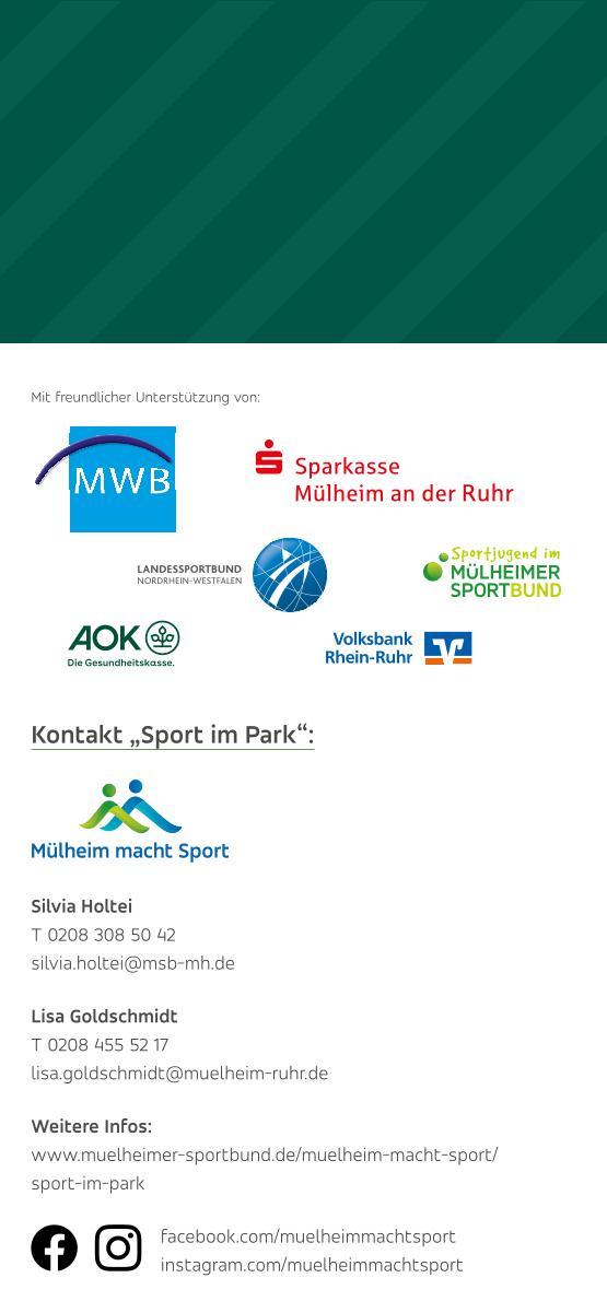 Flyer Sport im Park