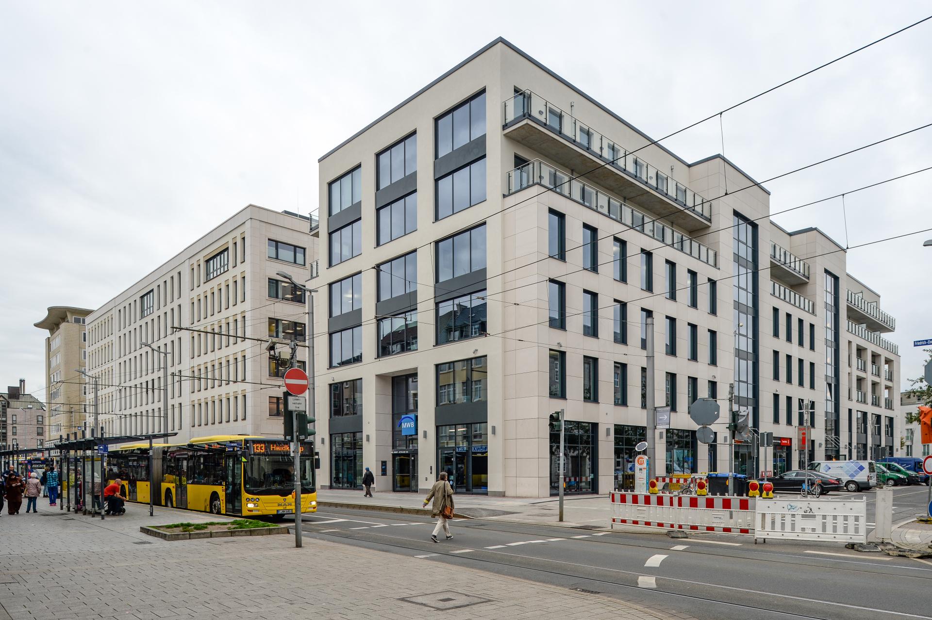 Das SQS von der zentralen Haltestelle aus