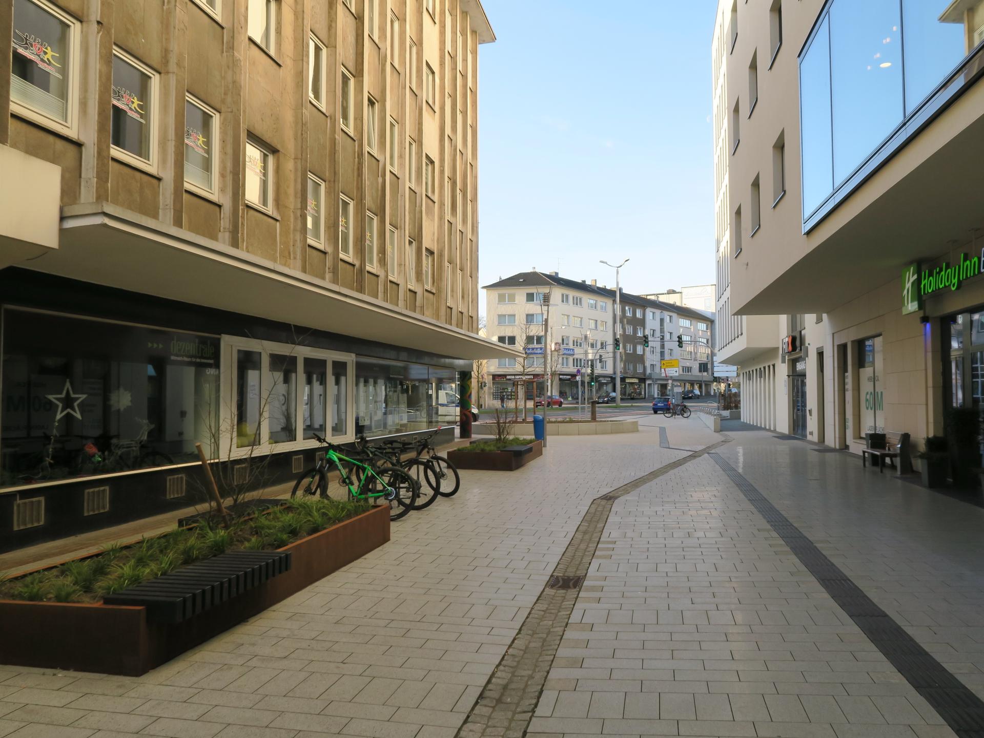 Blick in die kleine Schloßstraße