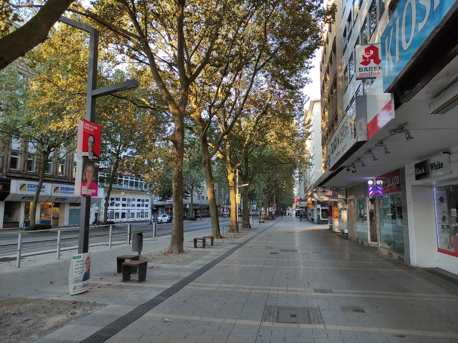 Umgestaltete Leineweberstraße