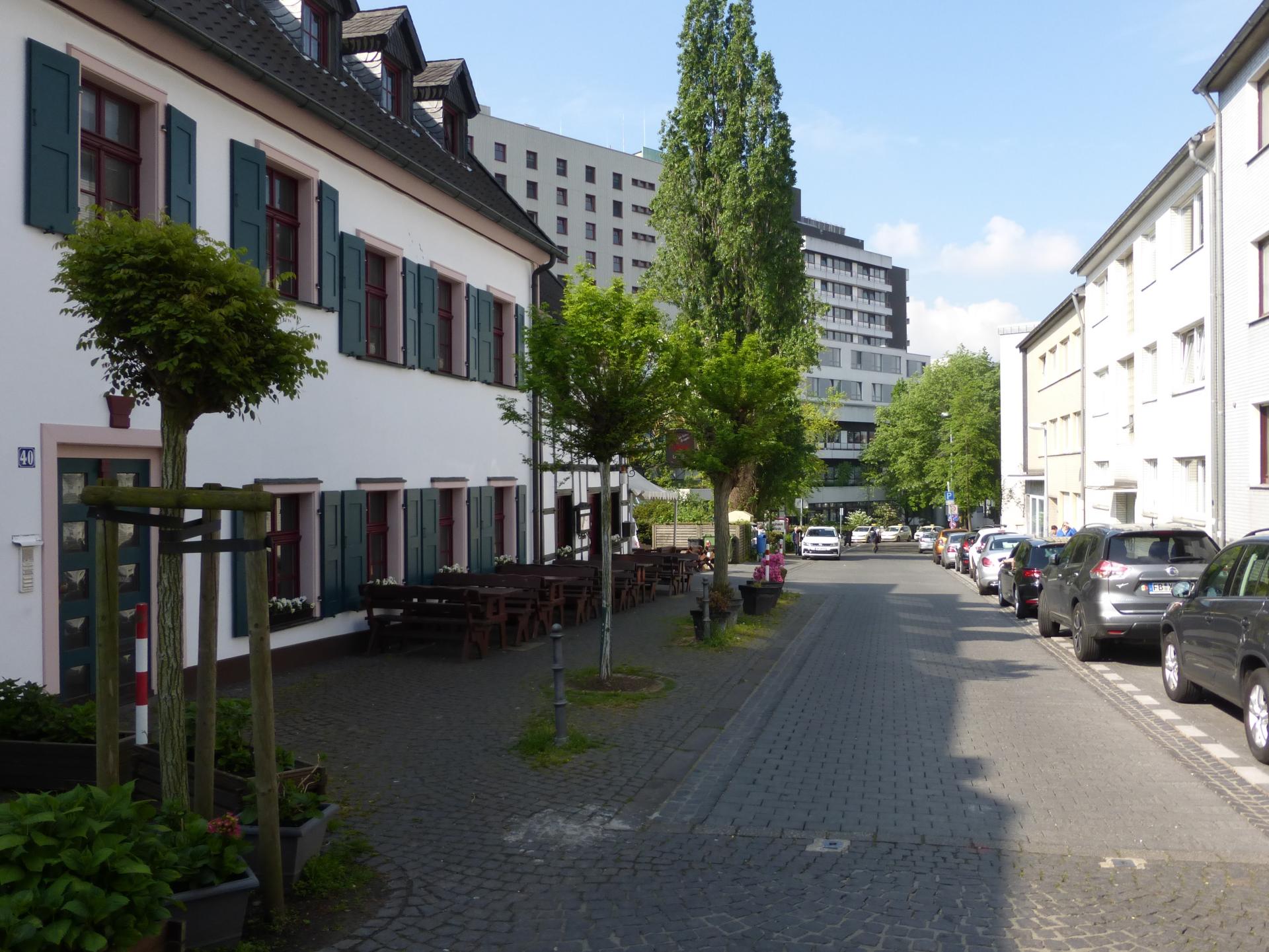 Die Wertgasse nach ihrer Umgestaltung