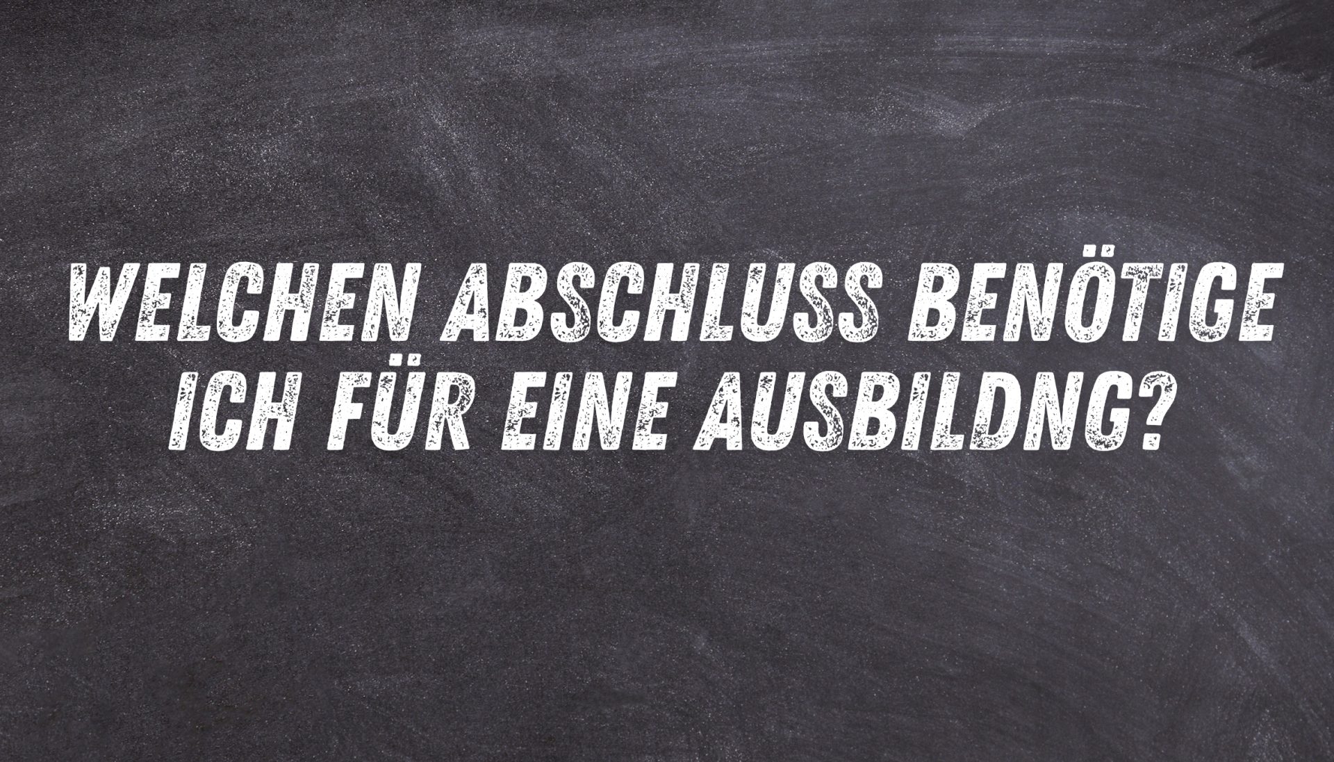 Vom Pott in die Ausbildung