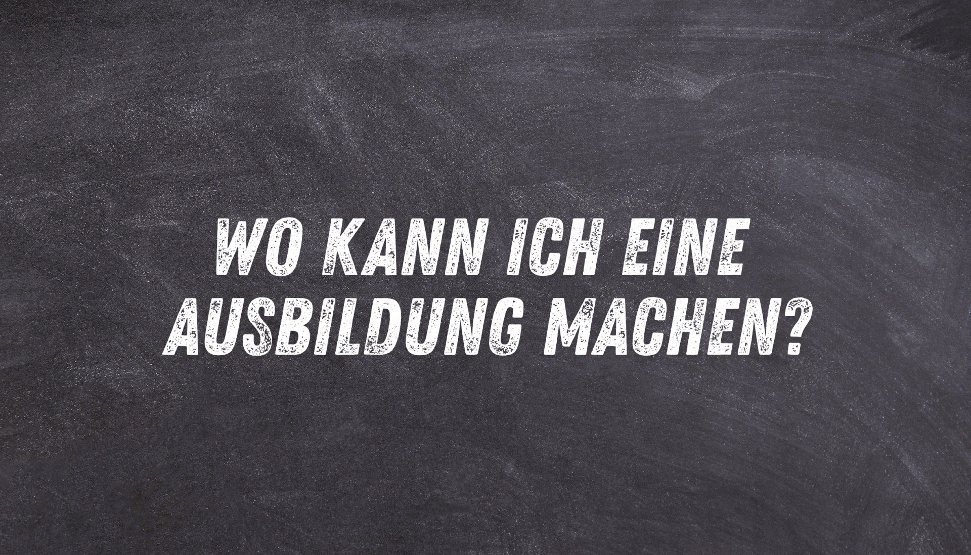 Vom Pott in die Ausbildung
