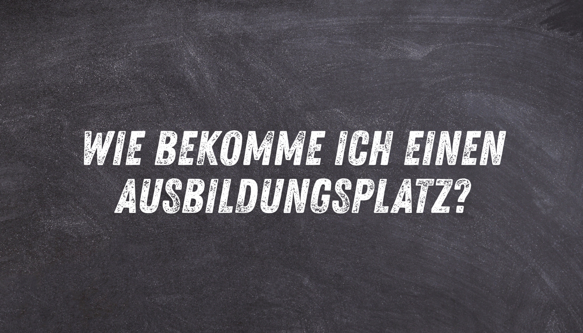 Vom Pott in die Ausbildung